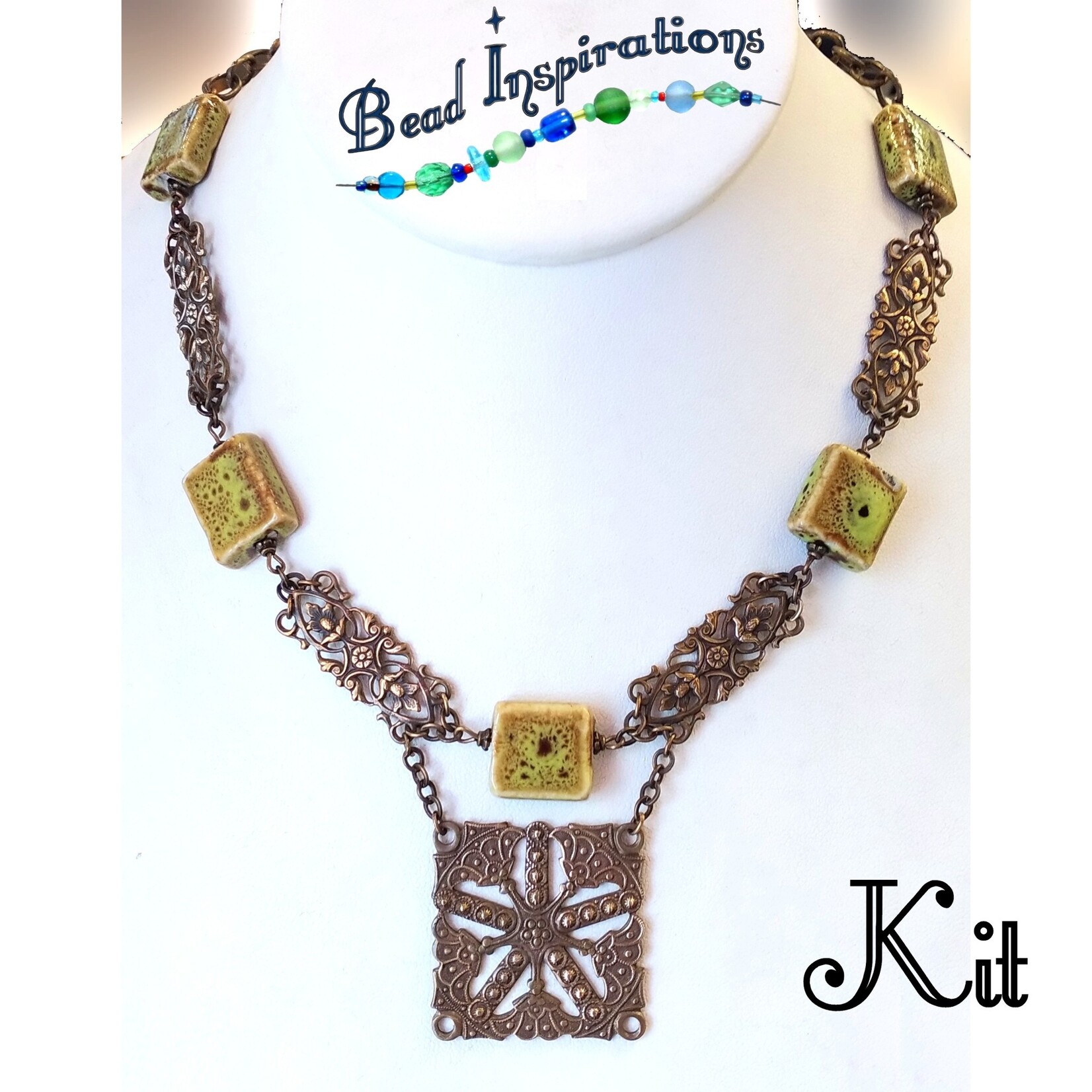 Earth & Sea Green Necklace Kit