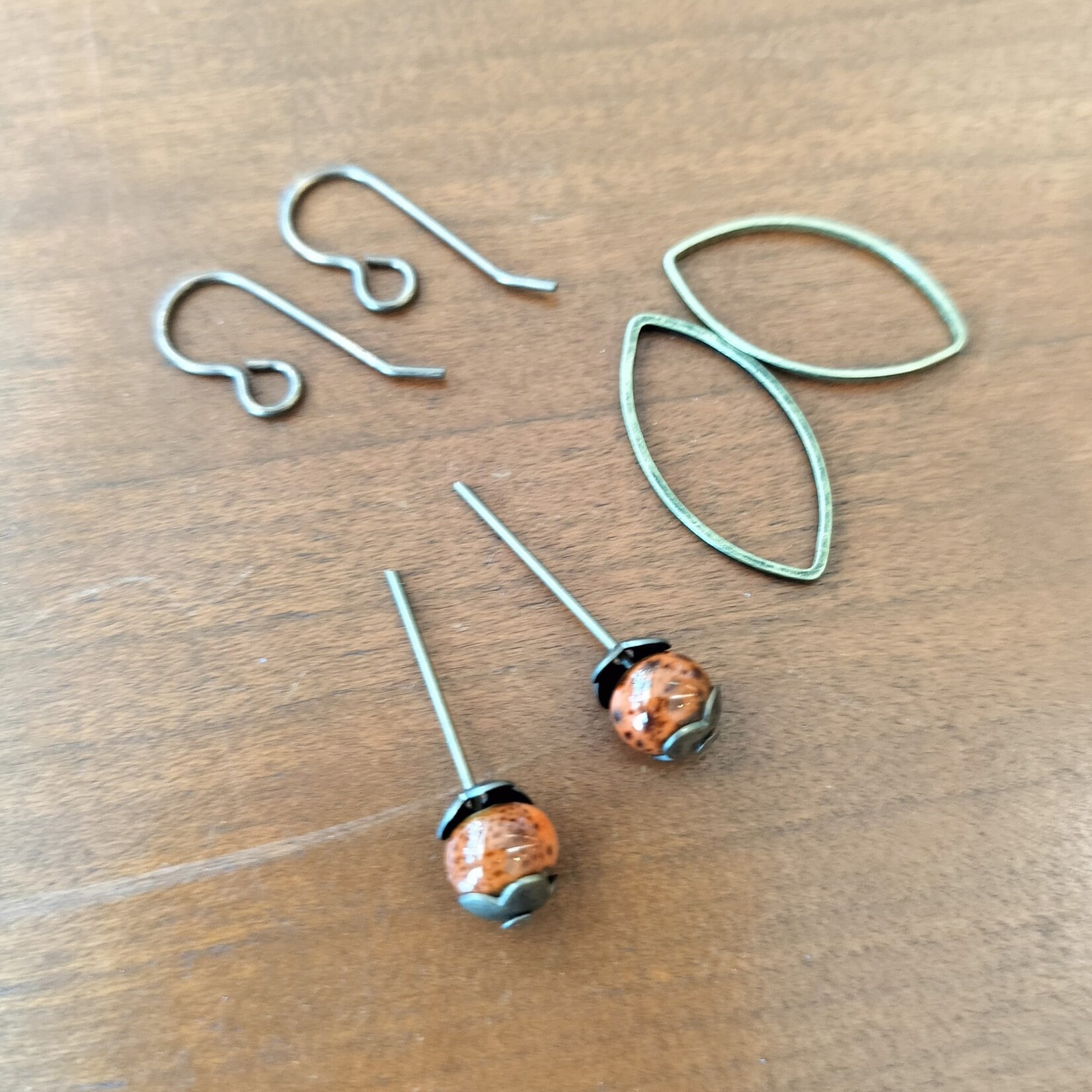 Large Marquis Chain Link - Antique Brass Plated