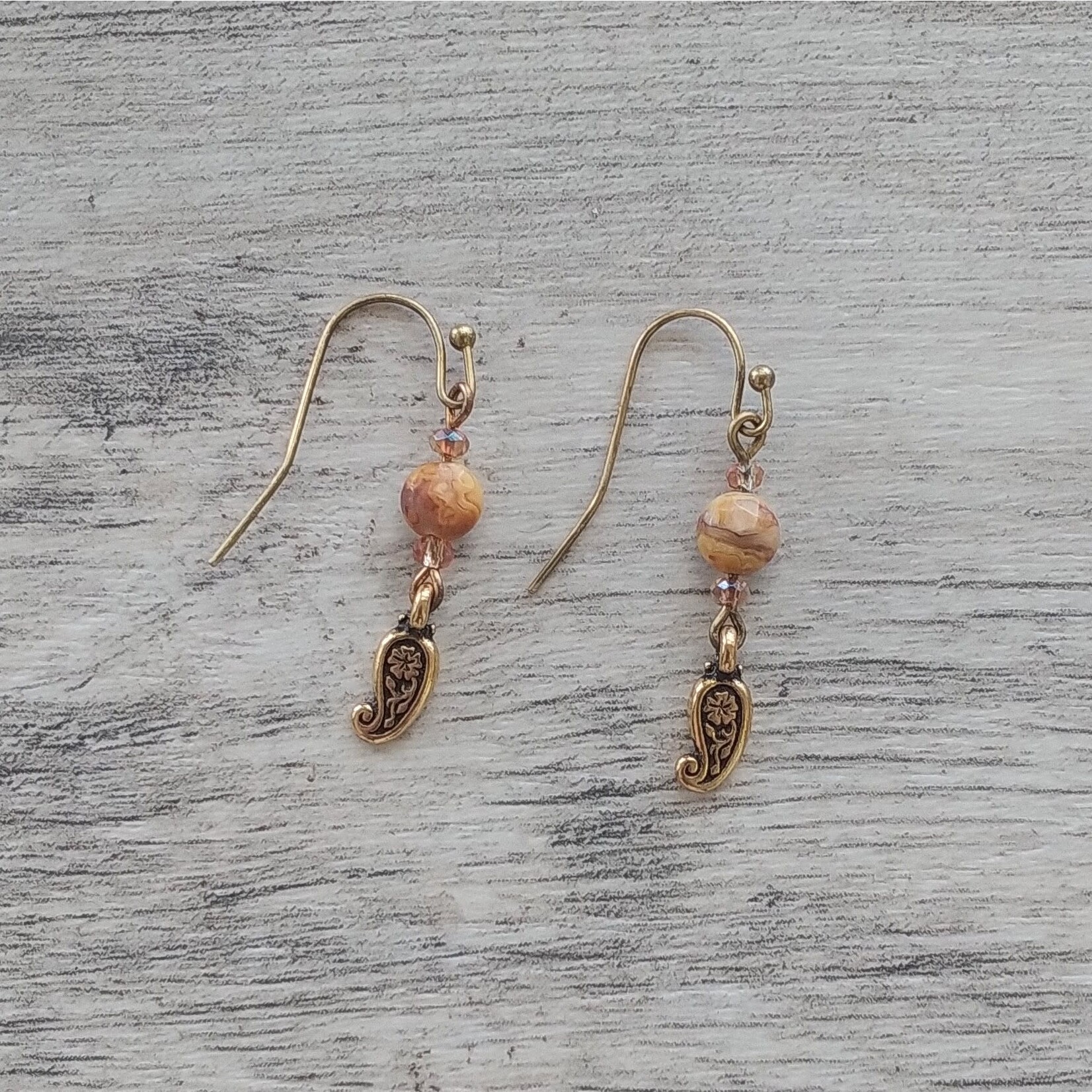 Crazy Paisley Earrings - Ready to Wear