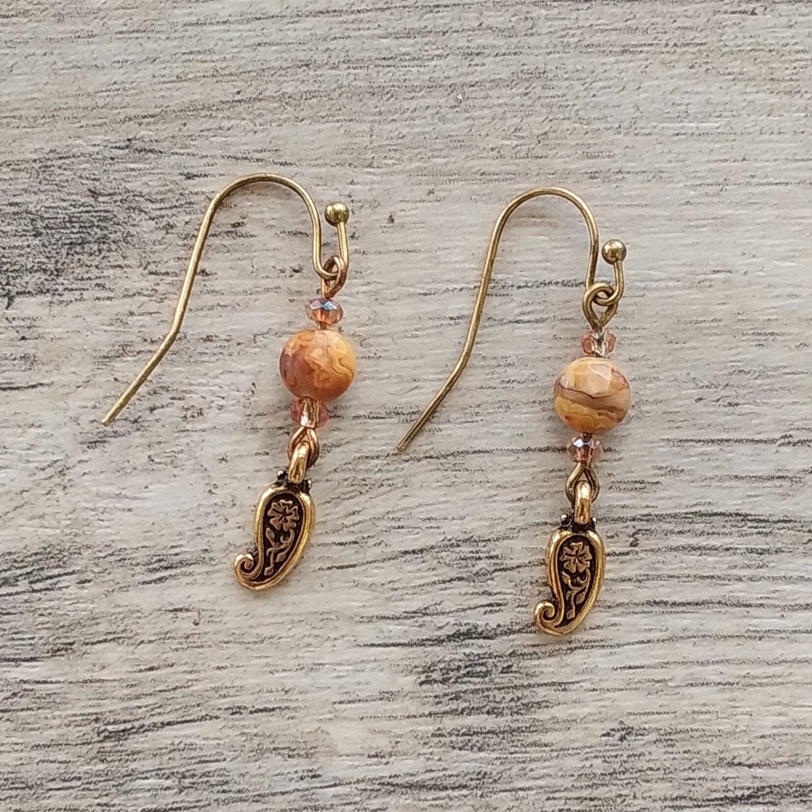Crazy Paisley Earrings - Ready to Wear