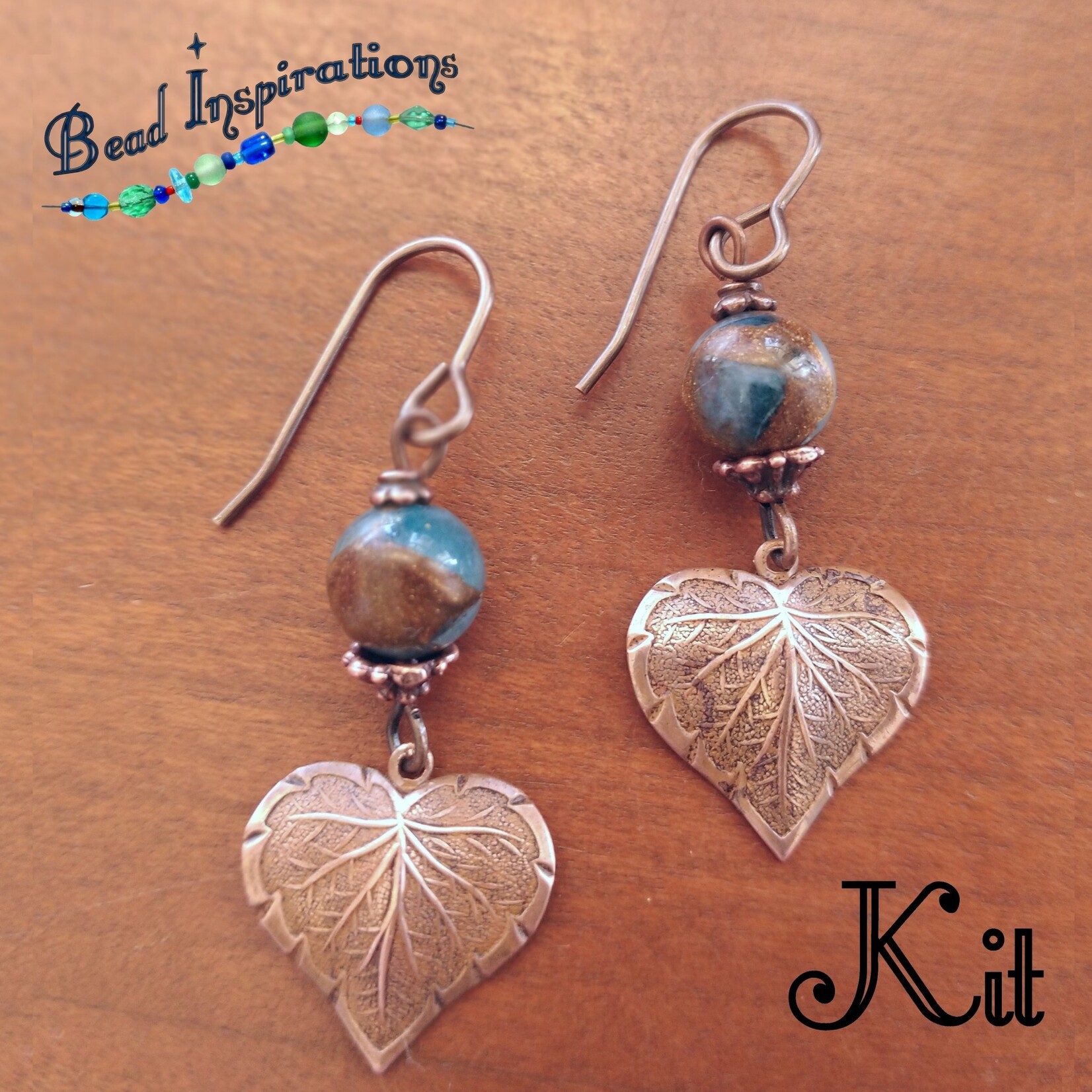 Bead Inspirations Golden Ocean Copper Earring Kit