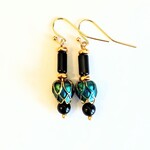 Bead Inspirations Evening Lotus Earrings - Ready to Wear
