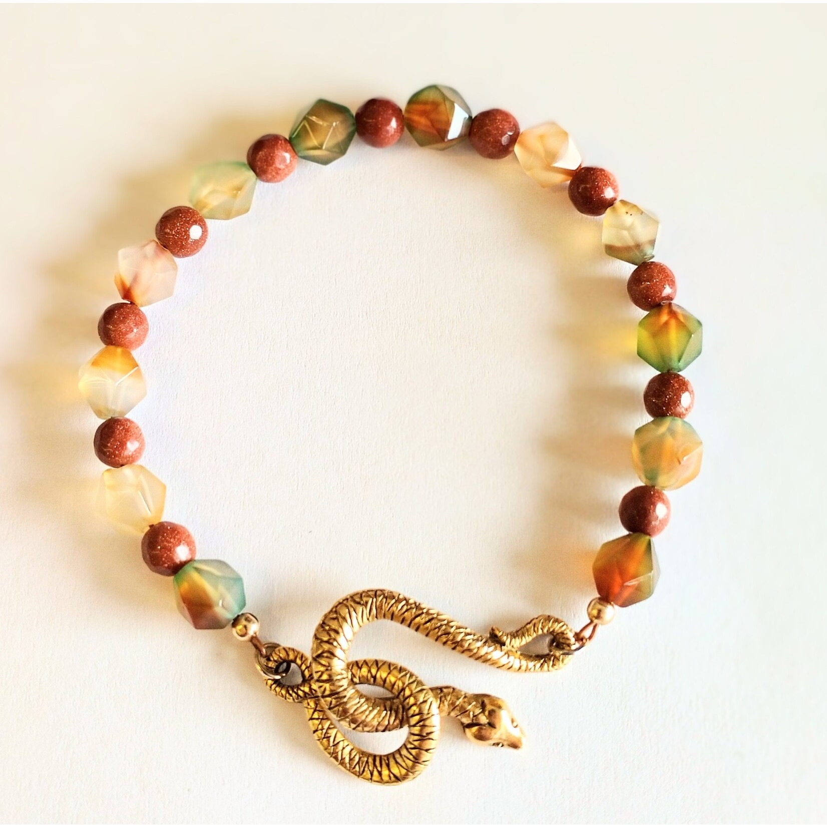 Sunstone Round 6mm Bead Strand