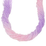 Crystal 2x3mm Ombre Princess Mix Rondelle Beads - 14" Strand