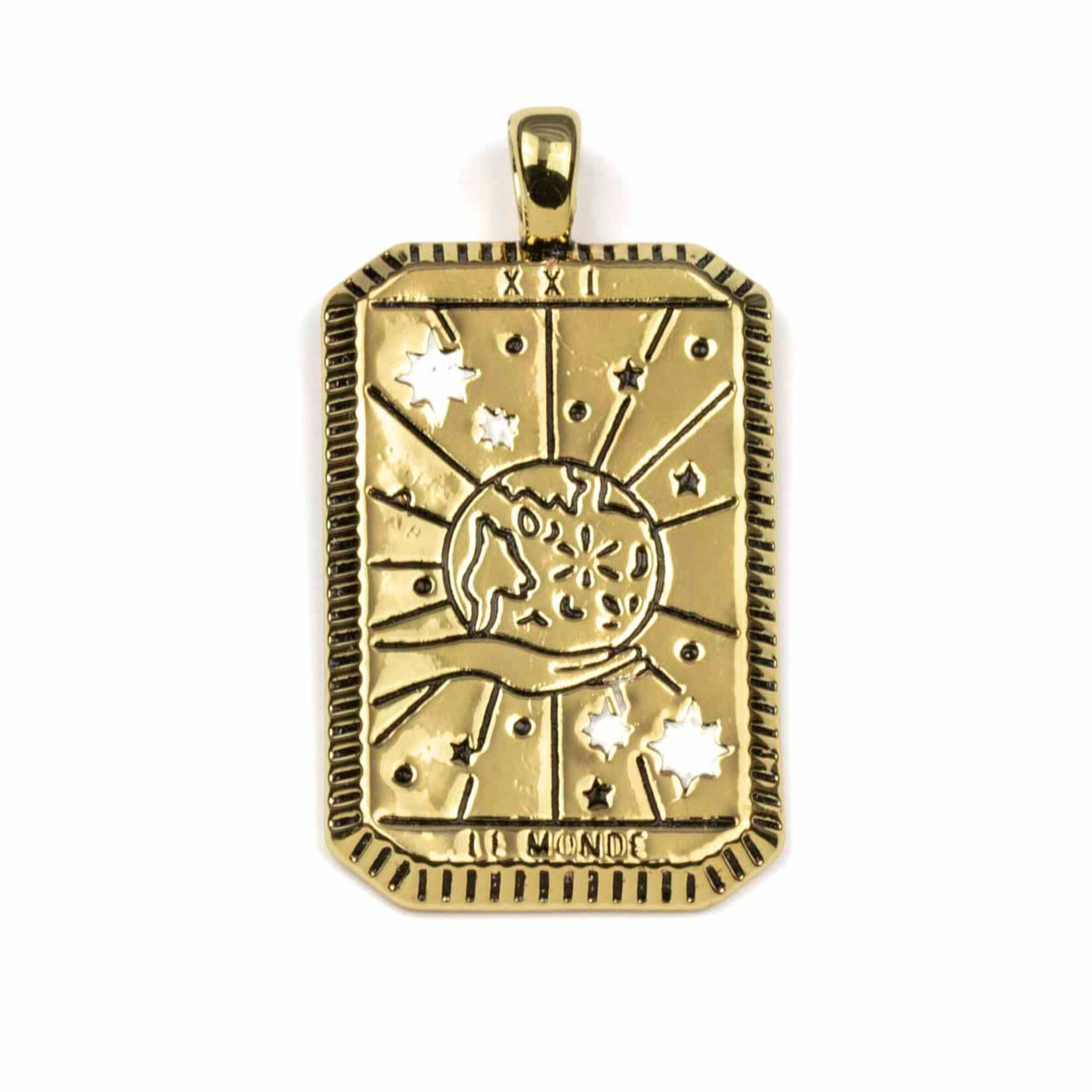 World Tarot Card Pendant