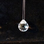 Crystal Teardrop Rounded Prism Drop 24x20mm