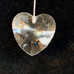 Crystal Prism Heart 28mm