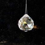 Crystal Rounded Teardrop Prism 43x39mm