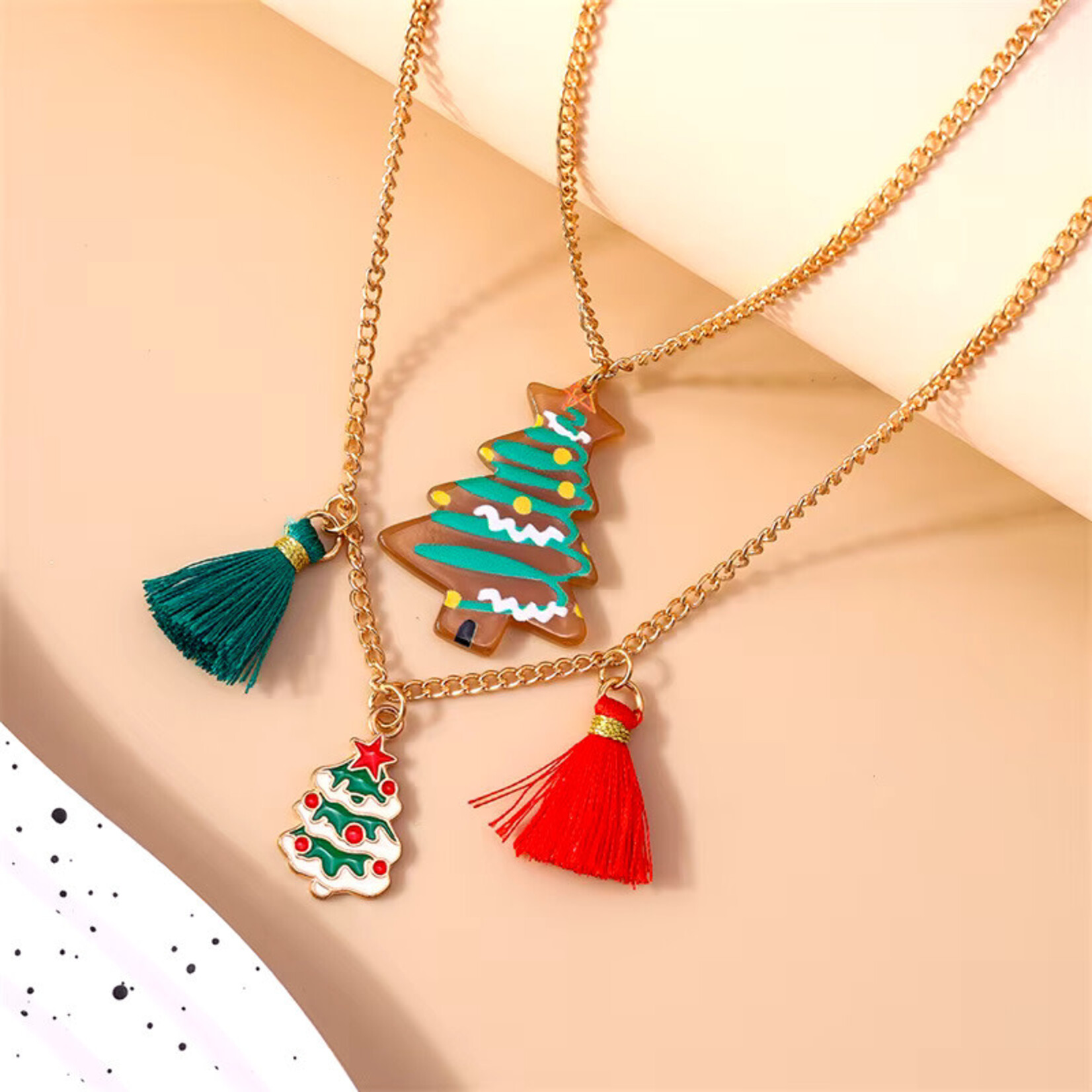 Bohemian Christmas Necklace - Ready to Wear