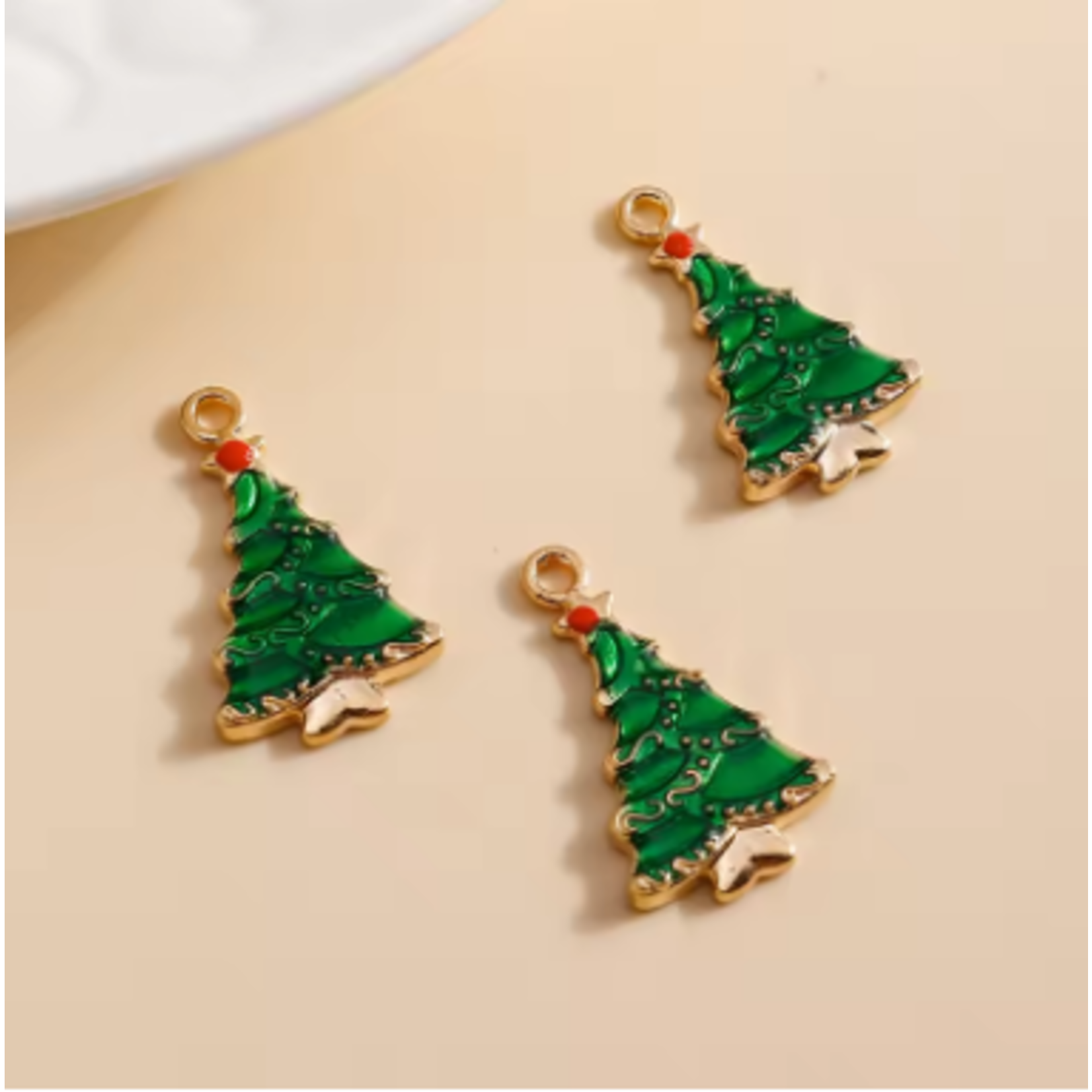 Enamel Christmas Tree Charm
