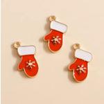 Enamel Mitten Charm