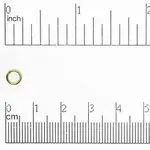 Gold Plated 6mm 21g Jump Ring - 50 Pieces