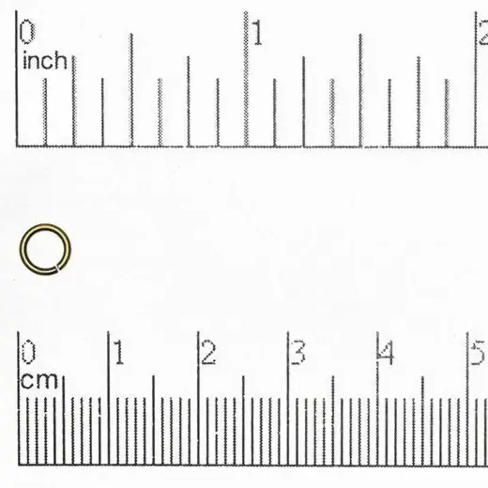 Antique Brass 6mm 21g Jump Ring - 50 Pieces