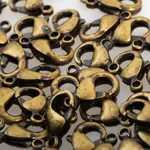 Antique Brass 9x5mm Lobster Clasp - 5 Pieces
