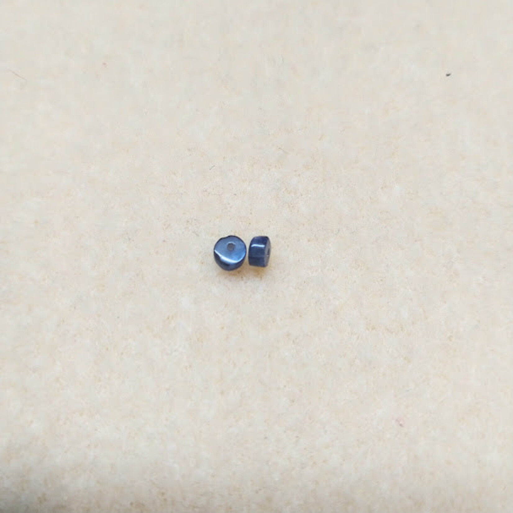 Sodalite Disk  3x1mm Bead - Single