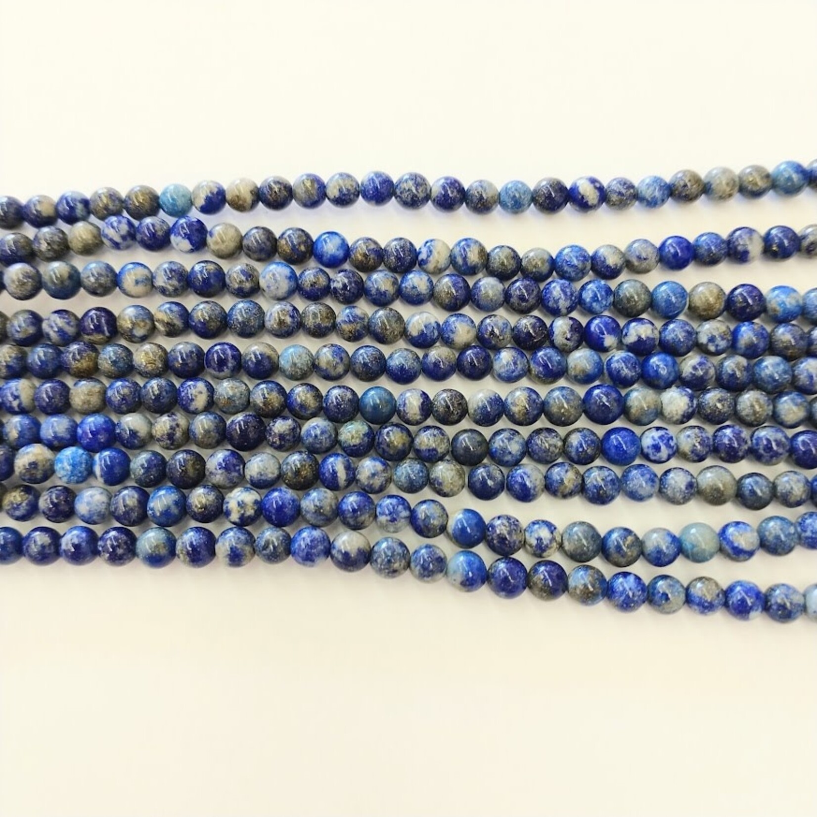 Lapis Lazuli  4mm Round Bead Strand