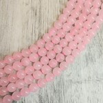 Rose Quartz  8mm 2mm Hole Round Bead Strand