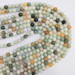 Jade Various Shades  8mm Round Bead Strand