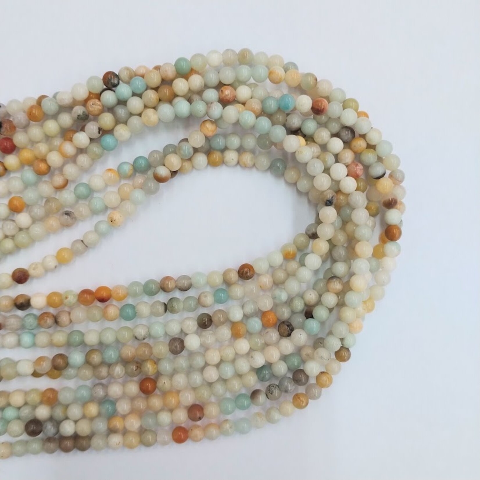 Amazonite 4mm Round Bead Strand