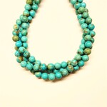 Nevada Turquoise  8mm Round Bead Strand