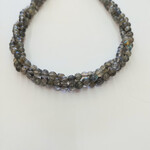Labradorite  5mm Faceted Round Bead Strand