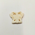 Ox Bone Carved Butterfly 16mm Bead