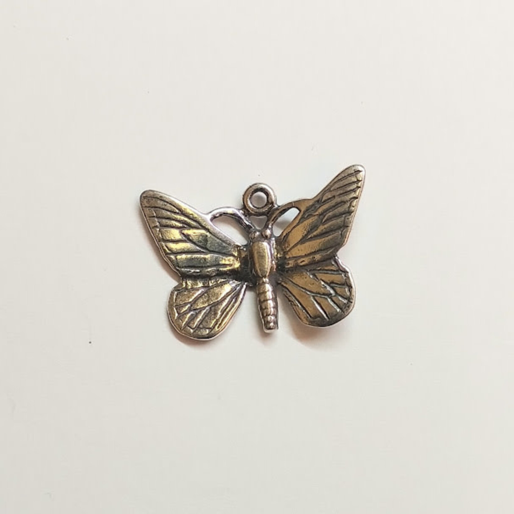 Butterfly Sterling Silver 22x15mm Charm