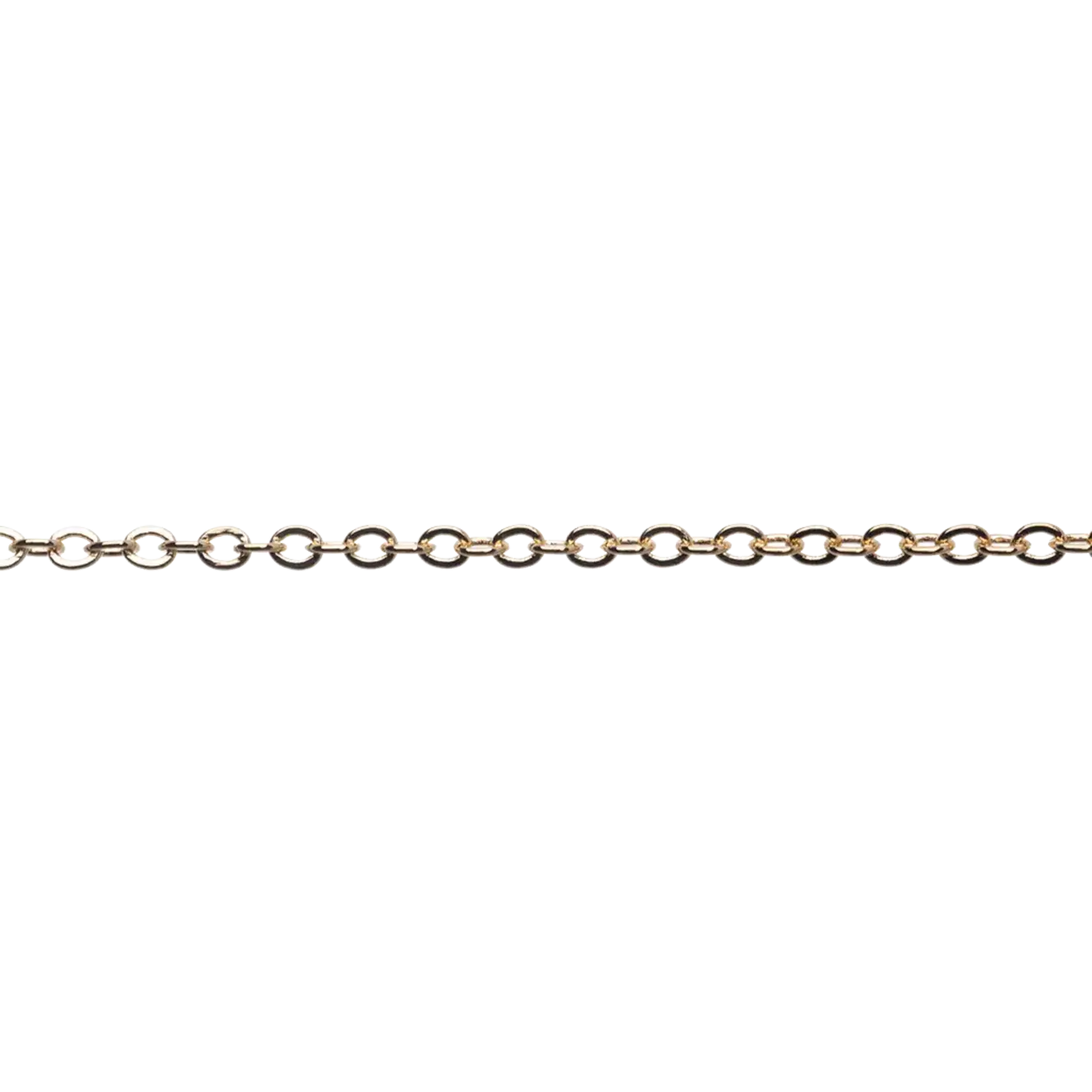 Gold Plated  1.7mm Petite Cable Chain