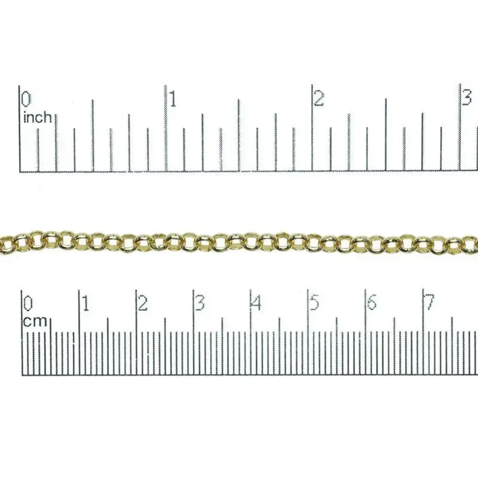 Gold Plated  4mm Rolo Chain