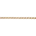 Gold Plated  2mm Rolo Belcher Chain