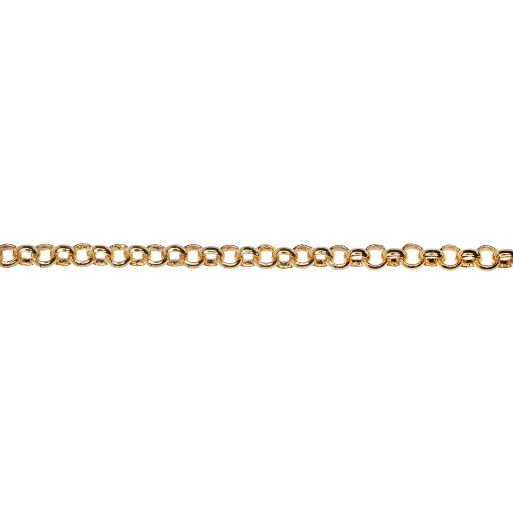 Gold Plated  2mm Rolo Belcher Chain