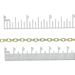 Gold Plated  5.2mm x 3mm Figure 8 Chain