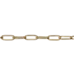 Gold Plated 11mm x 4.25mm Paperclip Cable Chain