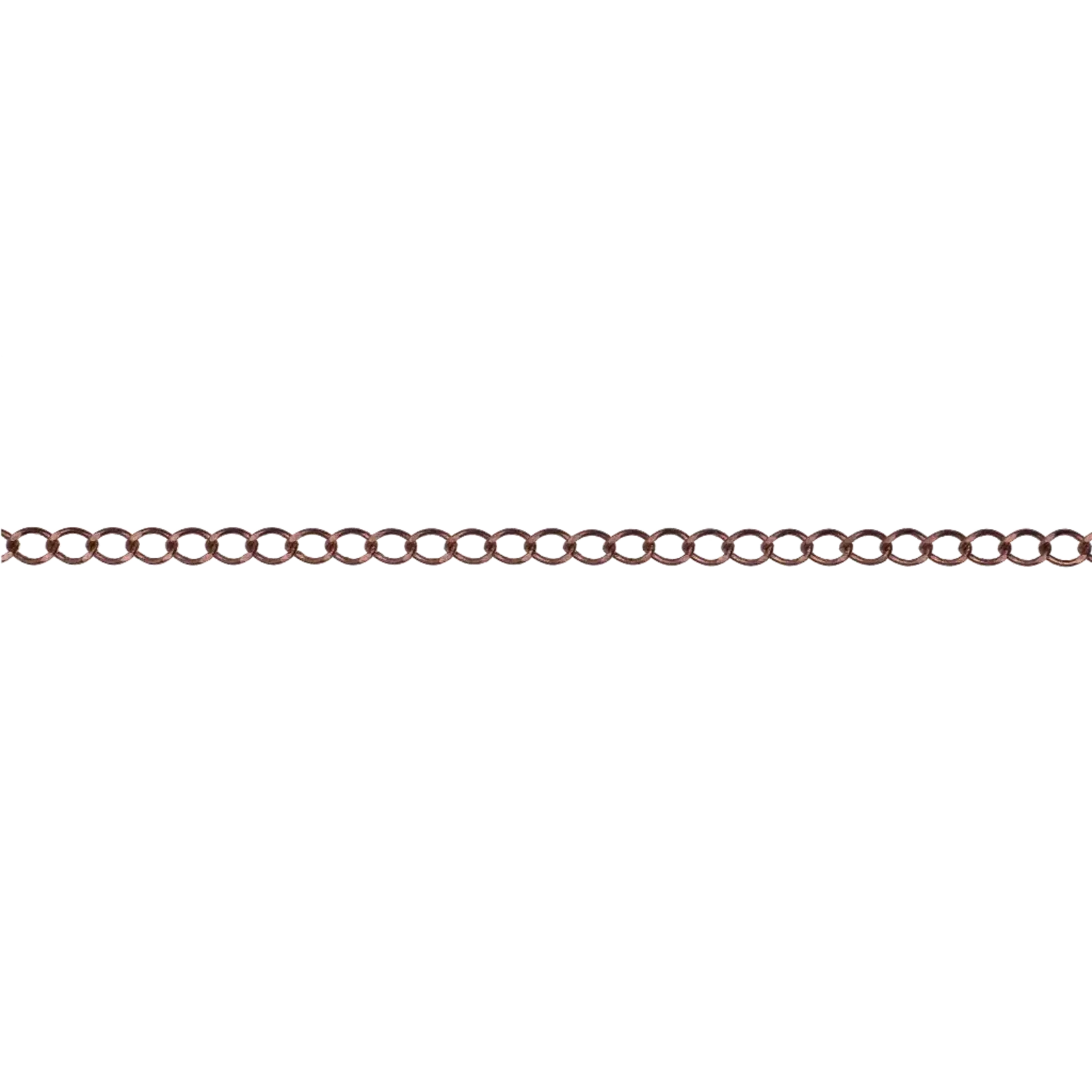 Antique Copper  4mm Curb Chain