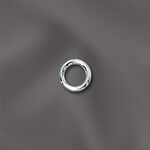 Sterling Silver  4mm Round Closed Jump Ring - 10 Pieces