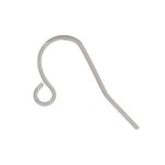 Silver Plated 22ga Earwire - 20 Pieces