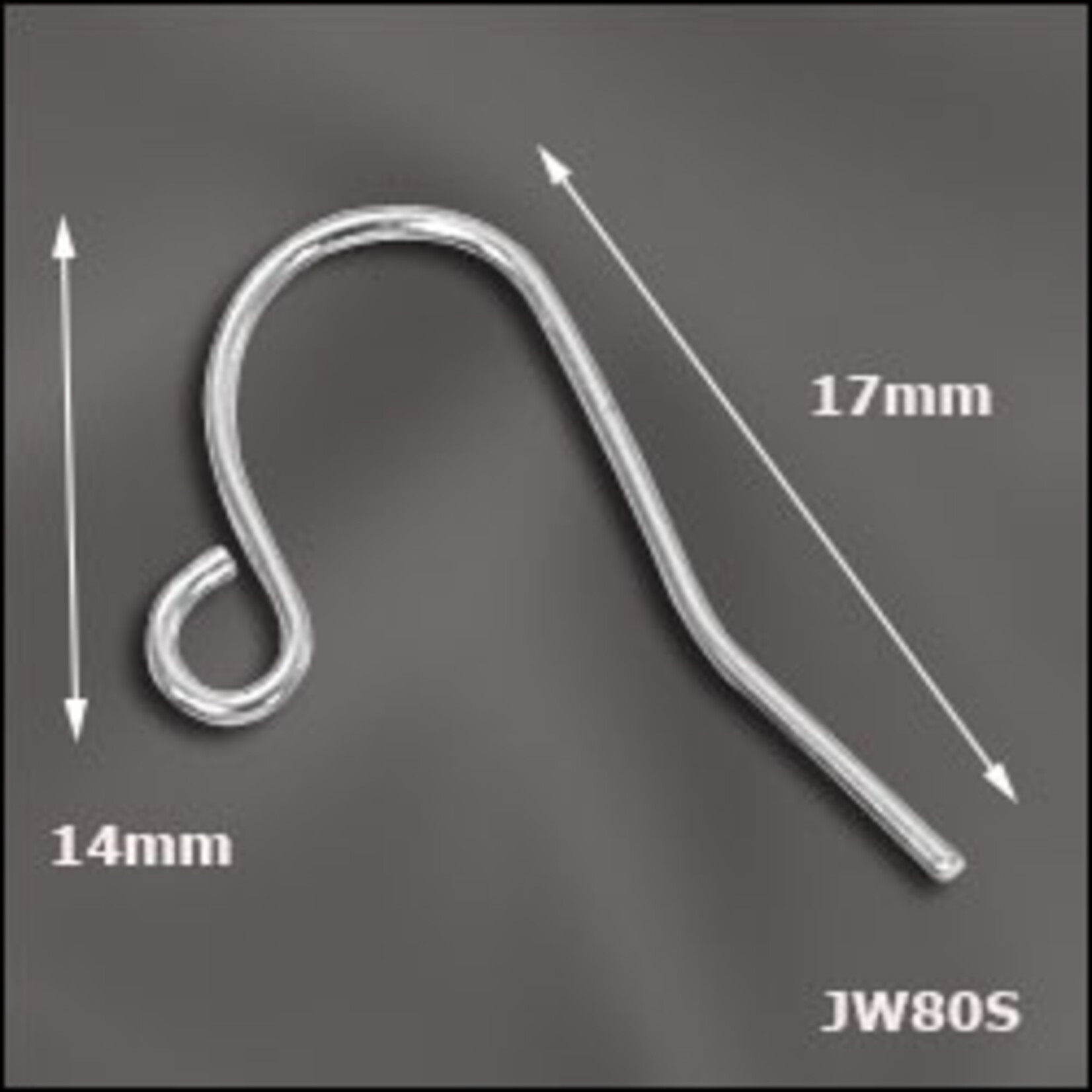 Silver Plated 22ga Earwire - 20 Pieces