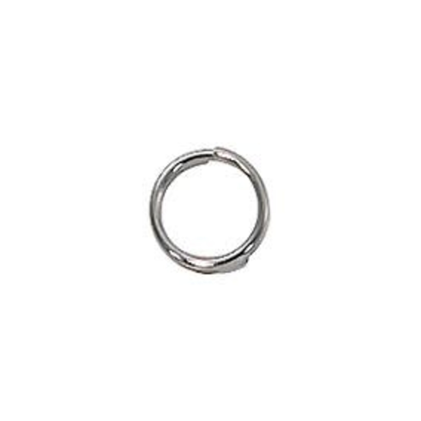 Silver Plated 6mm Split Ring - 20 Pieces