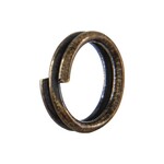 Antique Brass  6mm Split Ring - 20 Pieces
