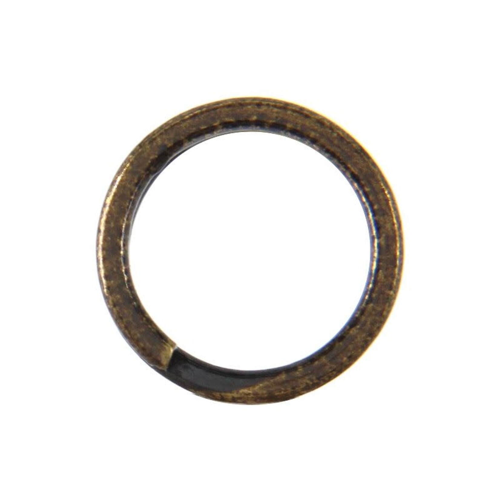 Antique Brass  6mm Split Ring - 20 Pieces