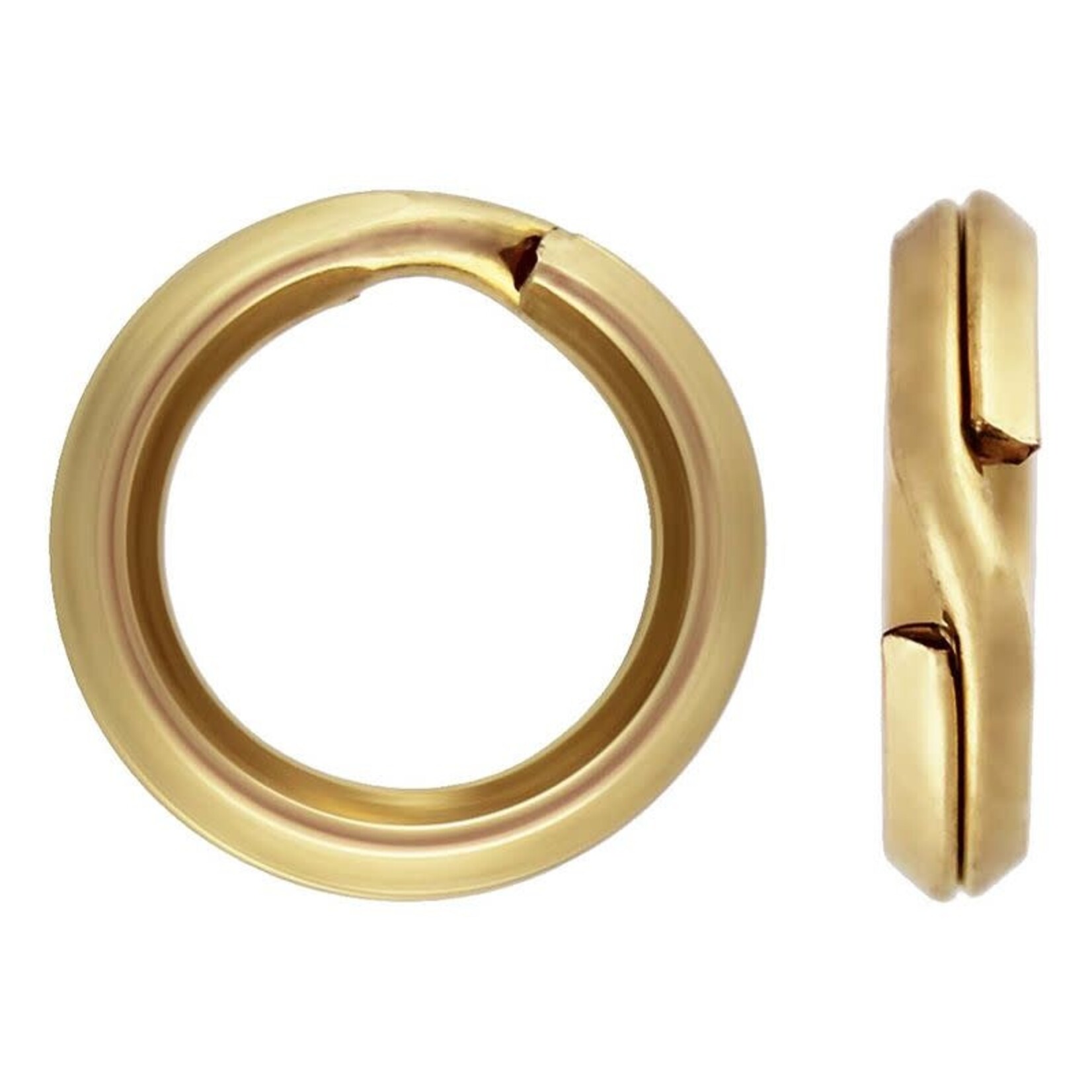 Gold Filled  6.2mm Split Ring - 5 Pieces