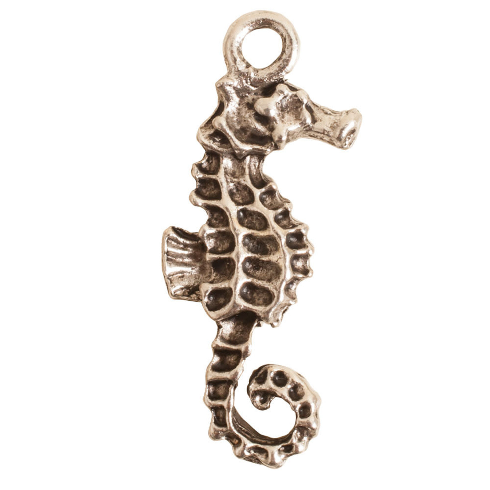 Seahorse Antique Silver Charm