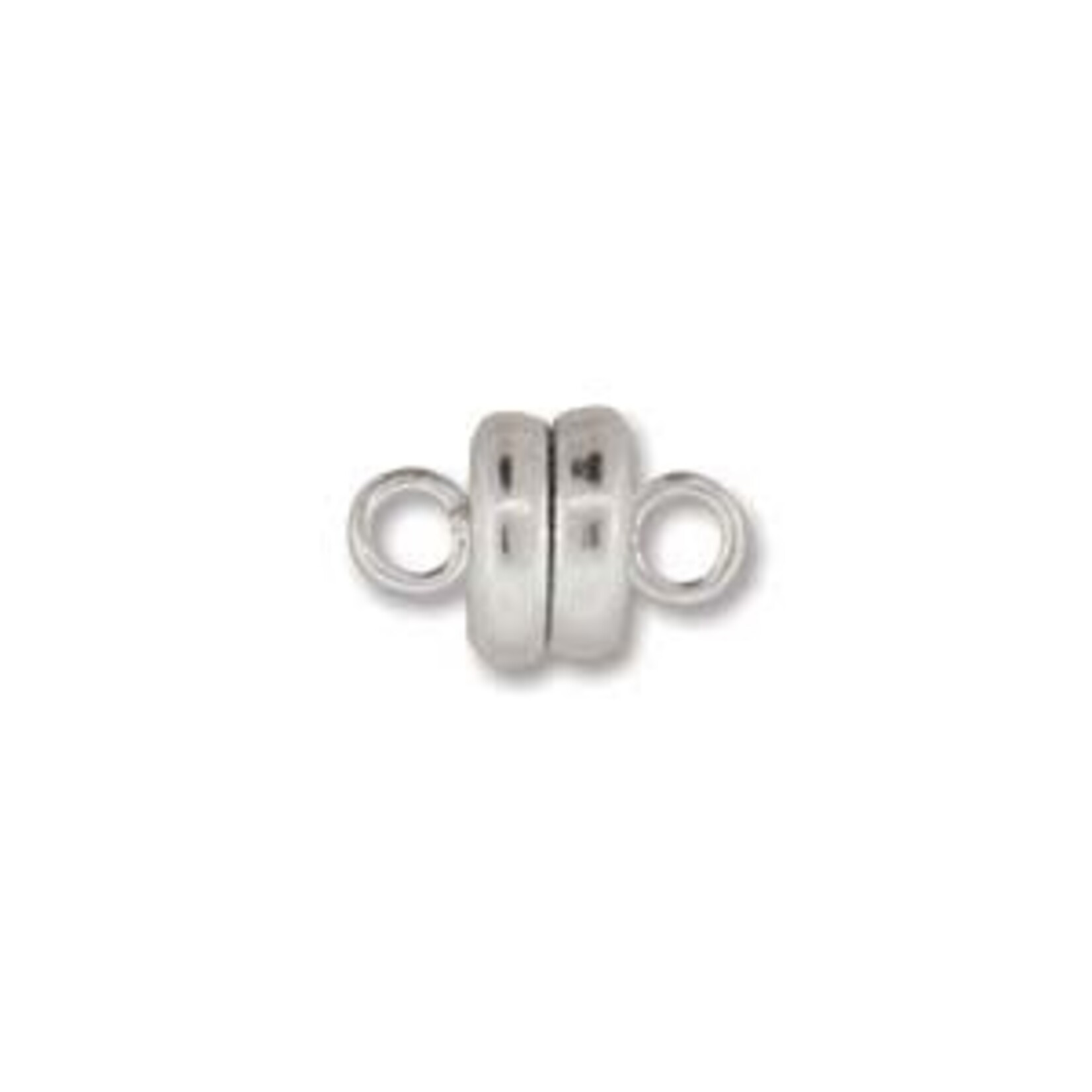 Magnetic Clasp 6mm Silver Plated - Single