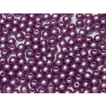 Druk Glass Bead Pastel Lilac 4mm Round - Bag of 25