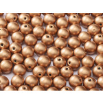 Druk Glass Bead Vintage Copper 4mm Round - Bag of 25