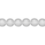 Quartz  8mm Faceted Round Bead Strand