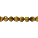 Tiger Eye  6mm Round Bead Strand
