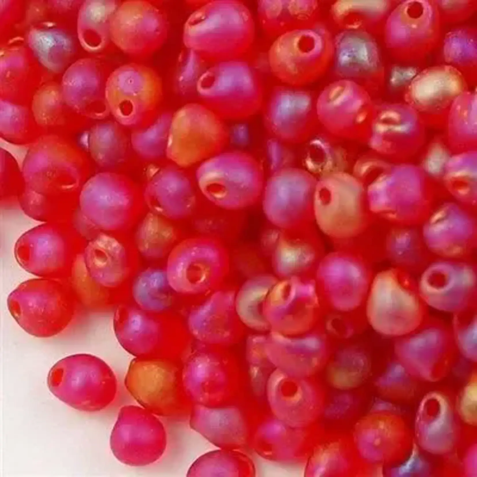 Fringe Drops Matte Red AB - Bag of 30