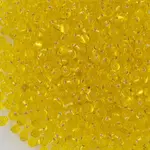 Fringe Drops Silver Lined Yellow - Bag of 30