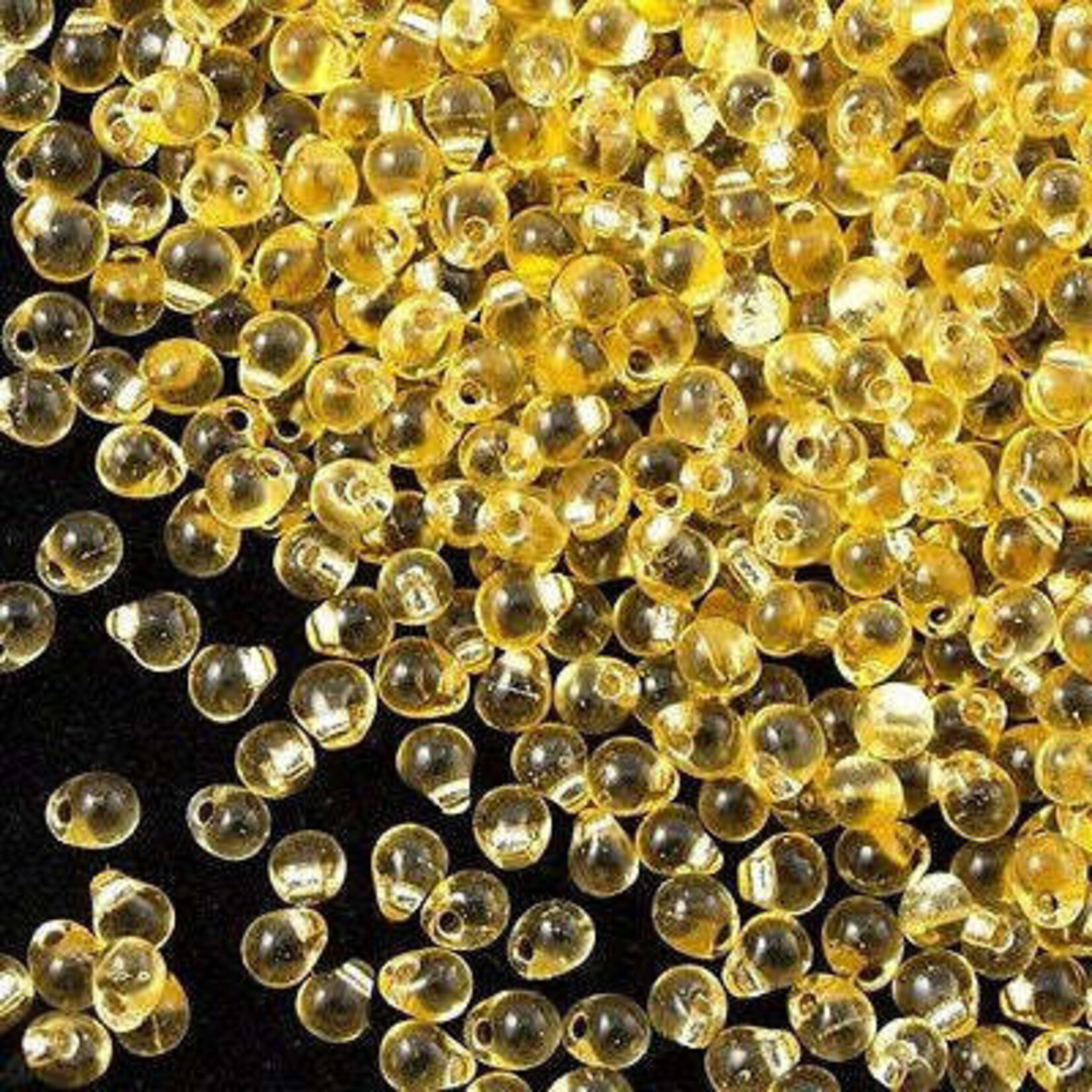 Fringe Drops Silver Lined Gold - Bag of 30